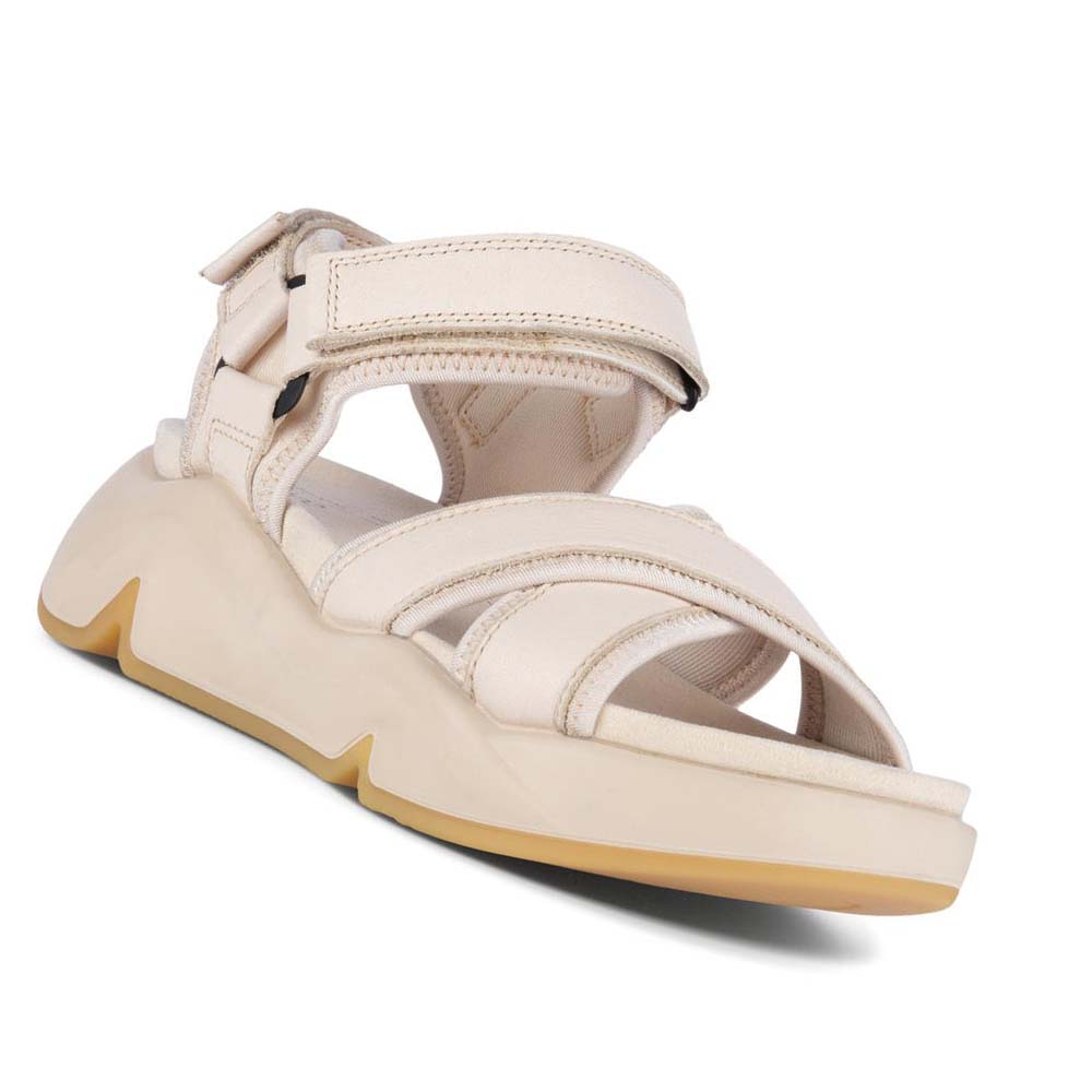 Women's Ecco Chunky Sport Sandals White | Canada 165RVD